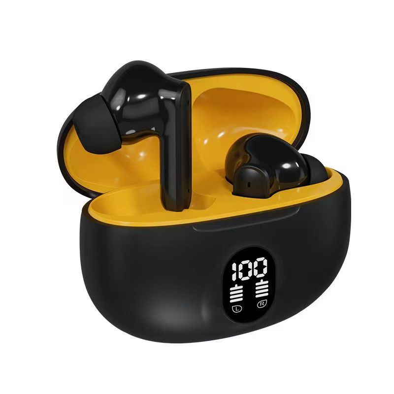 Stereo 895B wireless earbuds is the LED display,
