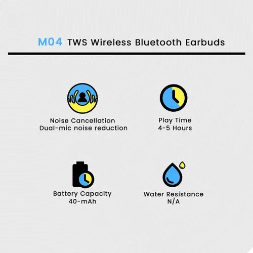 Stereo 895B wireless earbuds is the LED display,