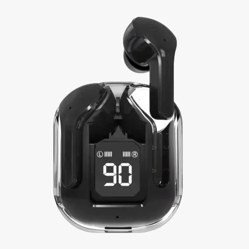Air 31 Wireless Earbuds with Transparent Crystal Case 5.3