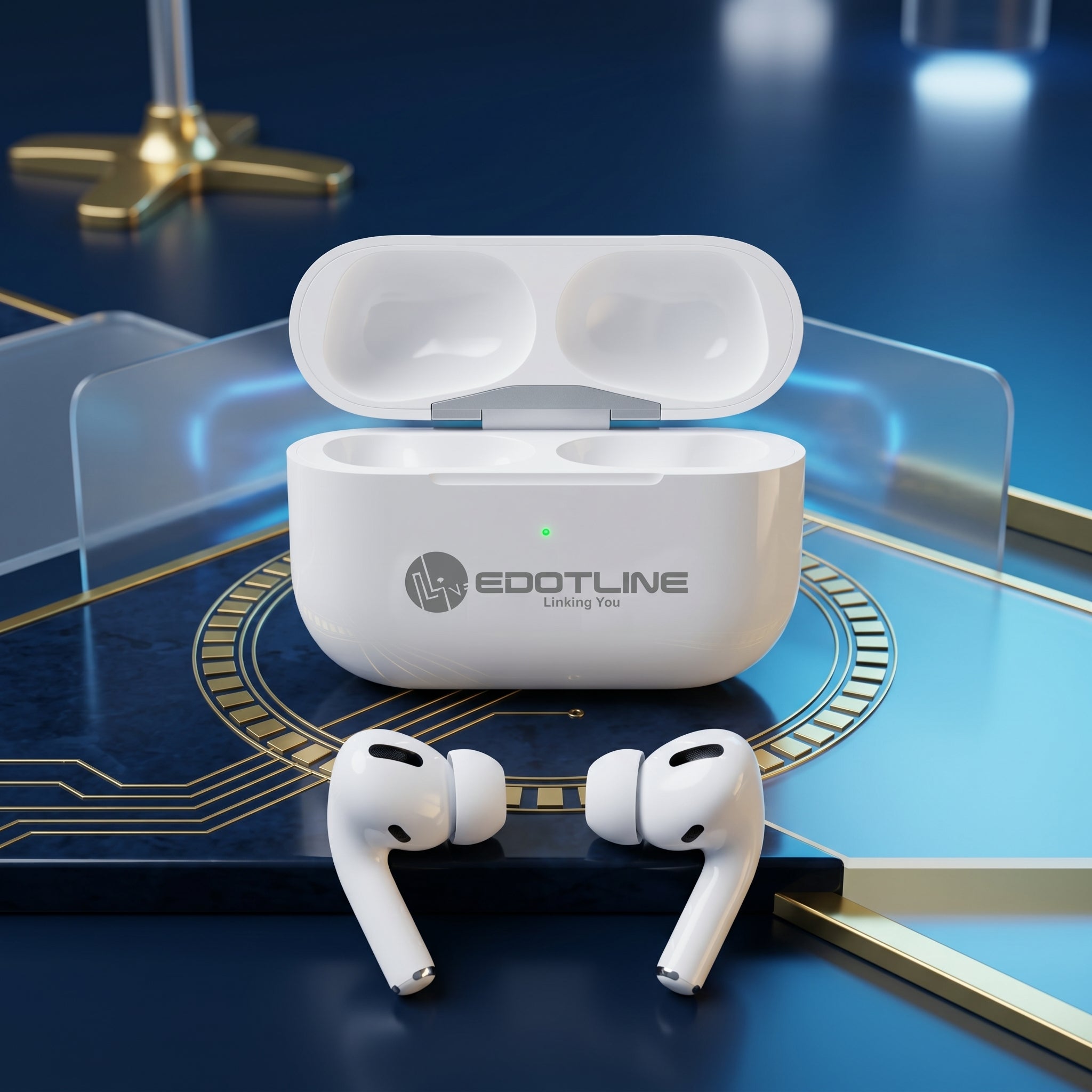Edotline Pro 2 Wireless Earbuds | White | 24H Battery Life & Premium Sound
